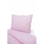 Bavlnené detské obliečky Top Beds 140 x 100 ružová s hviezdičkami